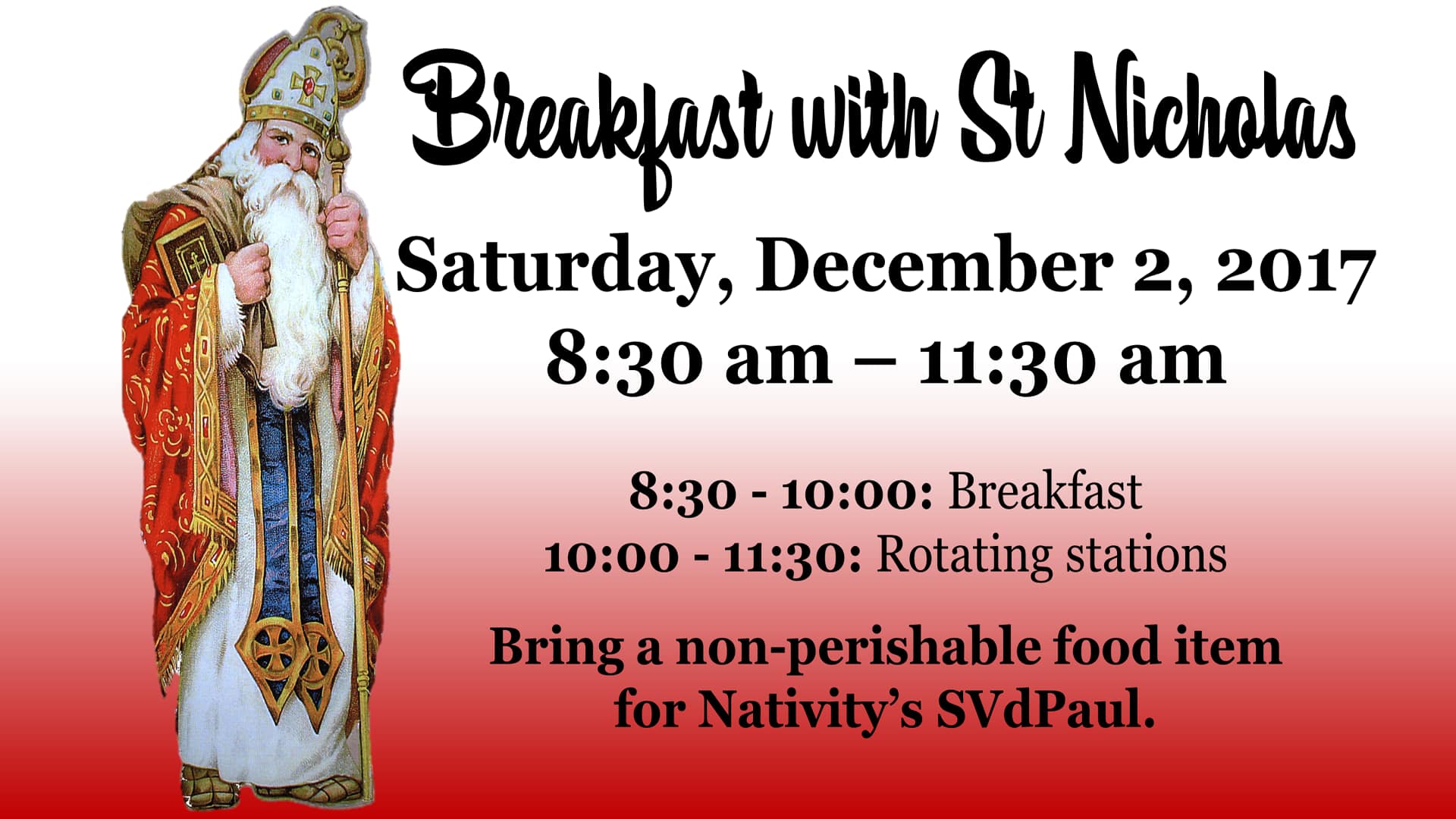 Breakfast with Santa!